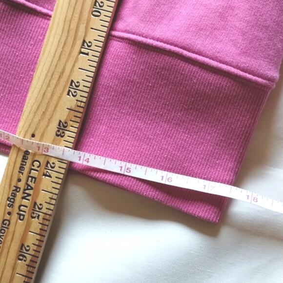 Lou & Grey Purple Pinky-Peach Dip Dye SOFT Pullover  Sweatshirt S - Picture 10 of 15